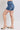 Judy Blue Mid Rise Tummy Control Mid Length Shorts